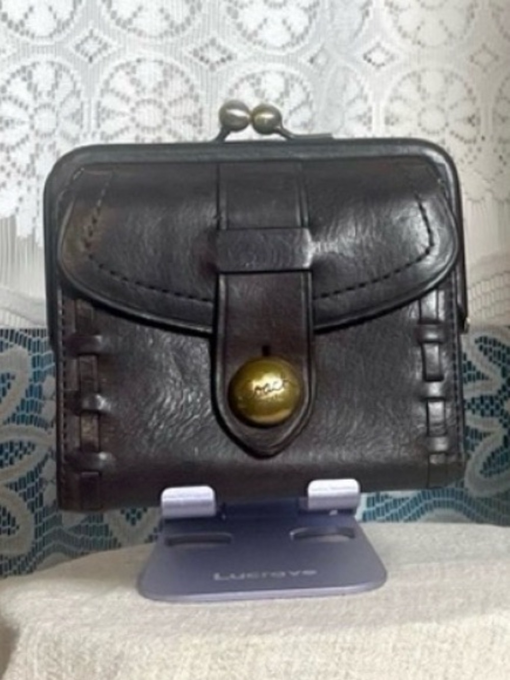 Coach 65th Anniversary Legacy Thompson Kisslock Wallet